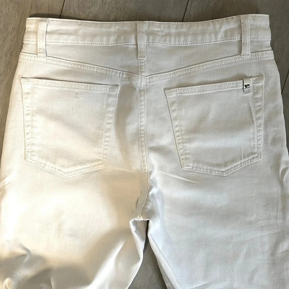 JOE'S JEANS Chastity High-Rise Straight Crop Denim Jeans White, Size 30 - Picture 8 of 11